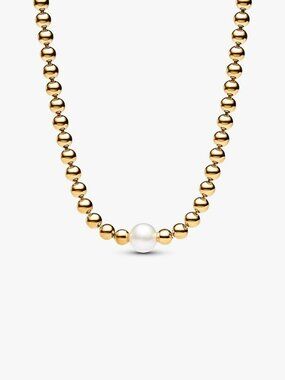 Pandora FINAL SALE - Treated Freshwater Cultured Pearl & Beads Collier Necklace